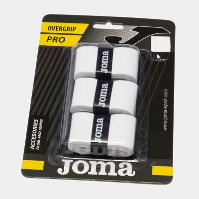 Joma Padel Overgrip Dry Competition white 3 rl.