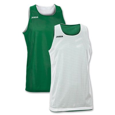 Vendbar Joma Basketballtrøje - Grøn/Hvid