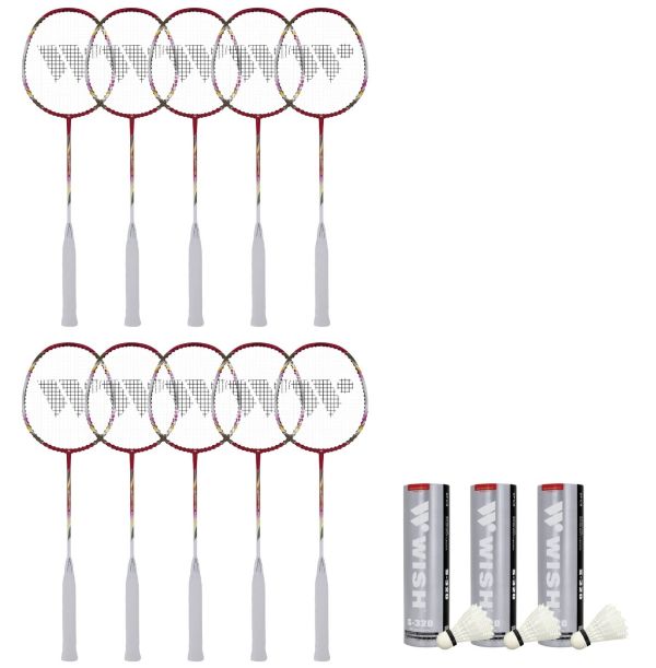 Badmintonketchere - 10 stk - graphit